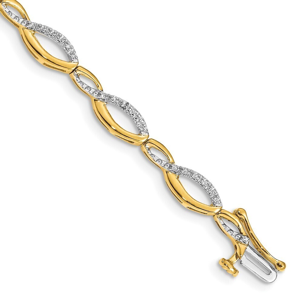 Kazi Luxury 14k Diamond Bracelet